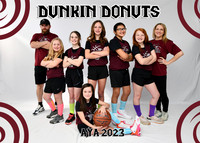 5X7 DUNKIN DONUTS G9-10 TEAM