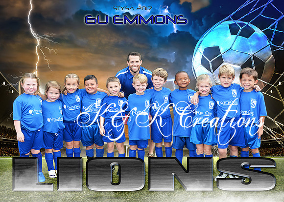 5X7 6U EMMONS LIONS