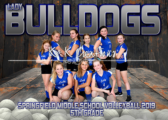 5x7 sms 5th grade volleyball 2019 team