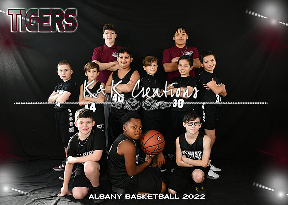 5X7 BOYS 9-10 TIGERS TEAM