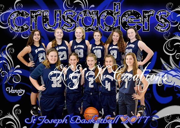 5x7 SJS Varsity Girls Basketball TEAM