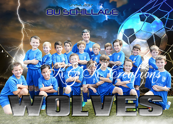 5X7 8U SCHILLAGE WOLVES