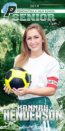 HANNAH HENDERSON SOCCER BANNER