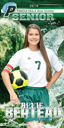 ALLIE BERTEAU SOCCER BANNER