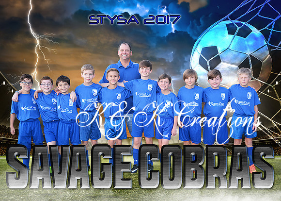 5X7 STYSA SAVAGE COBRAS 9-10U