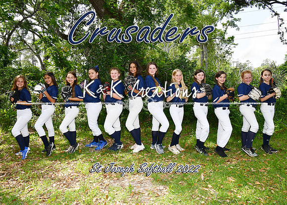 5x7 sjs softball team 2022