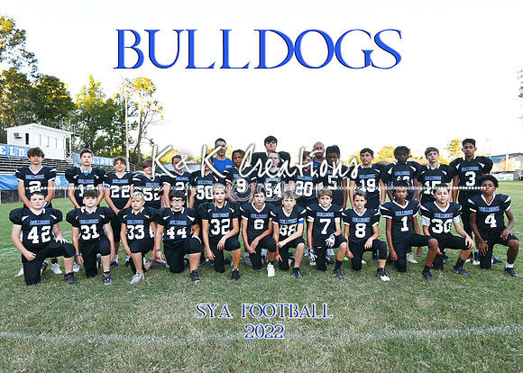 5x7 11-12 football team