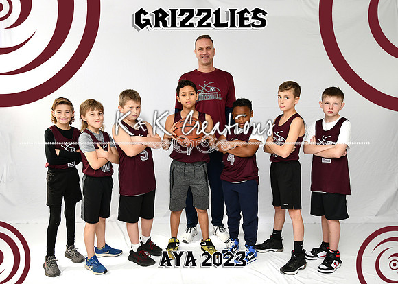 5X7 GRIZZLIES B9-10 TEAM