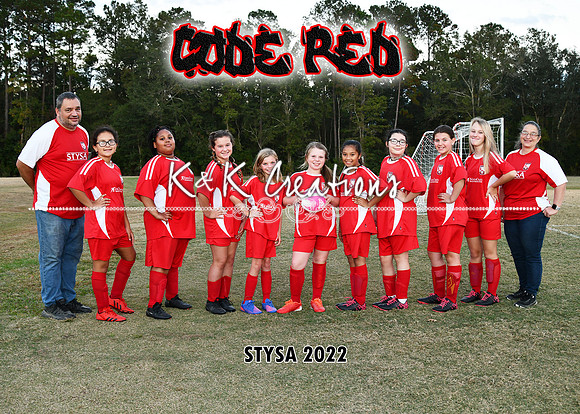 5X7 CODE RED MCALISTER TEAM
