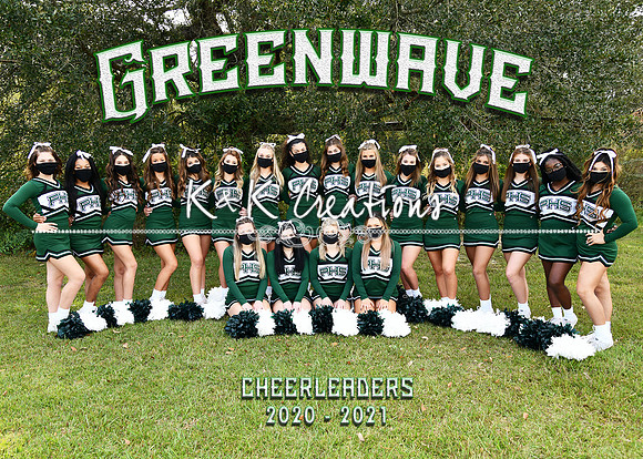 5x7 cheer with masks