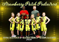 5X7 7-8 GIRLS STRAWBERRY PATCH PEDIATRICS TEAM