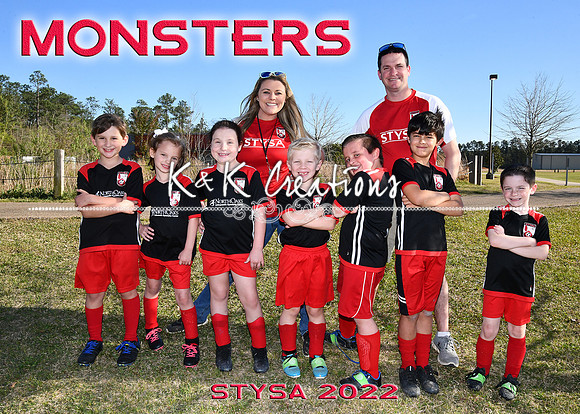 5X7 MONSTERS TEAM 2022