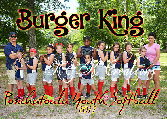 5x7 BURGER KING TEAM 9-10GIRLS