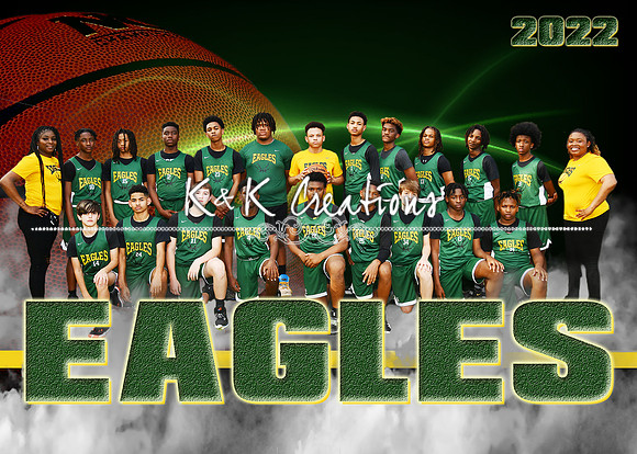 5X7 EAGLES BASKETBALL TEAM