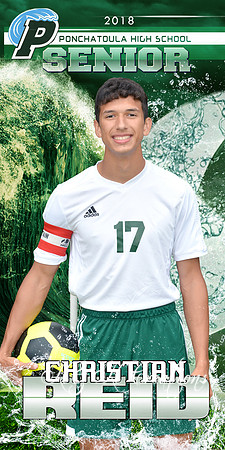 CHRISTIAN REID SOCCER BANNER