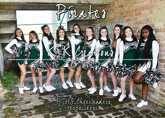 5x7 pjhs cheerleaders team
