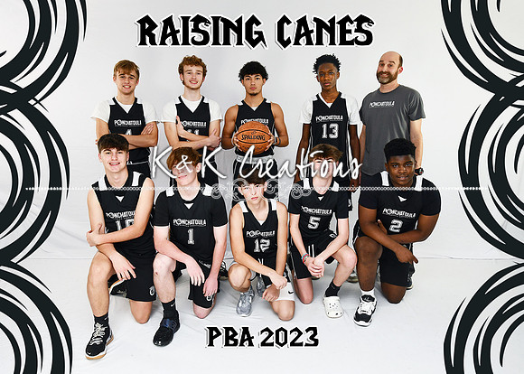 5X7 RAISING CANES 15-18 TEAM