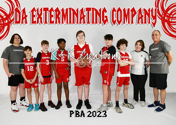 5X7 DA EXTERMINATING 9-10 TEAM