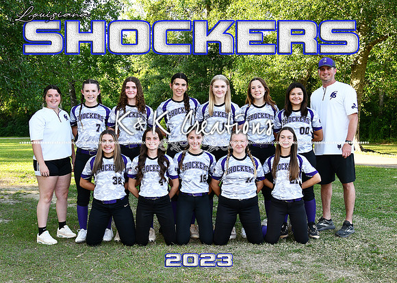 5x7 shockers girls 13u team