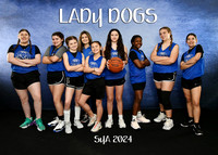 5X7 LADY DOGS TEAM