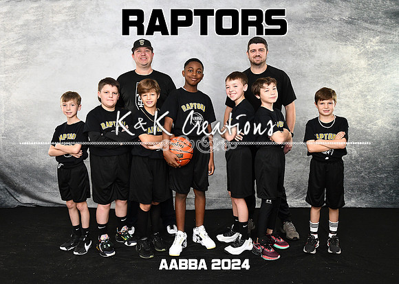5X7 RAPTORS TEAM