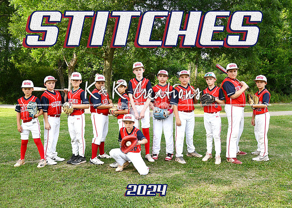 5x7 stitches 11u team