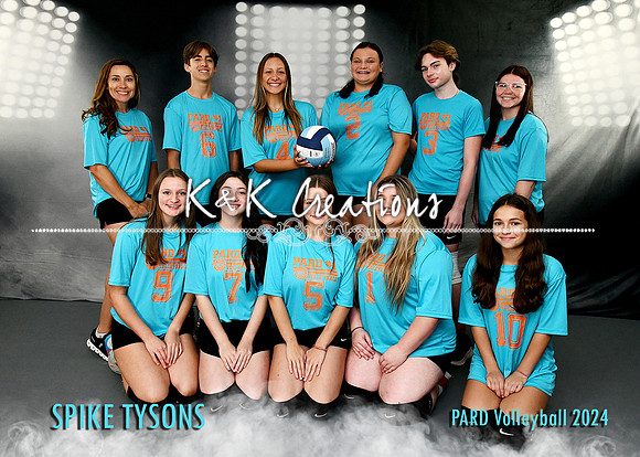 5X7 SPIKE TYSONS TEAM