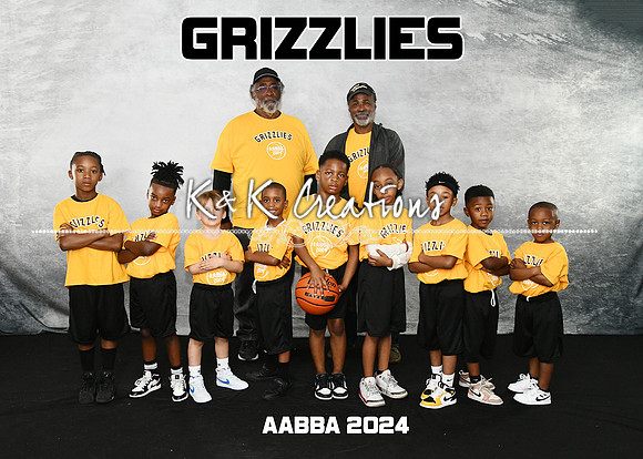 5X7 GRIZZLIES TEAM