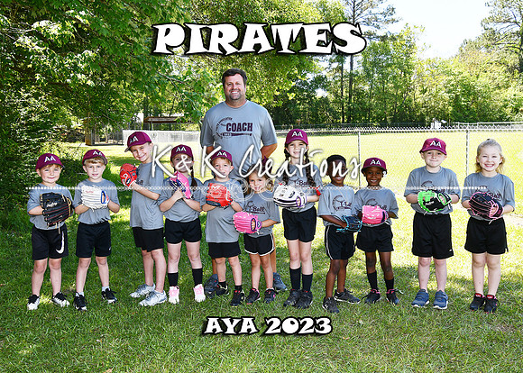 5X7 PIRATES TEAM