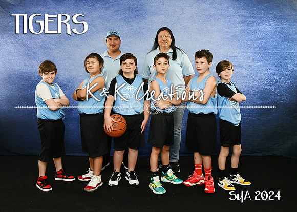 5X7 TIGERS TEAM