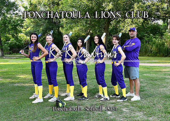 5X7 PONCHATOULA LIOS CLUB TEAM