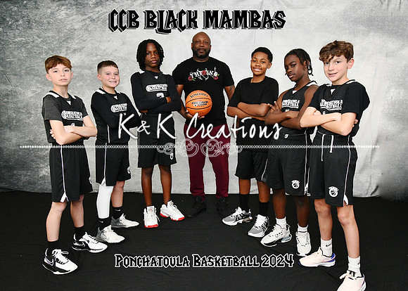 5X7 CCB BLACK MAMBAS 1112 TEAM