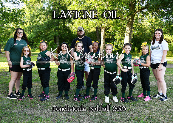 5X7 LAVIGNE OIL TEAM GIRLS