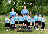 5x7 elmer chocolate tball team