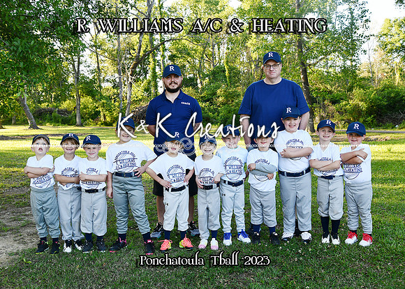 5x7 R WILLIAMS TBALL TEAM
