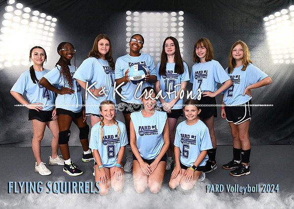 5X7 FLYING SQUIRRELS TEAM