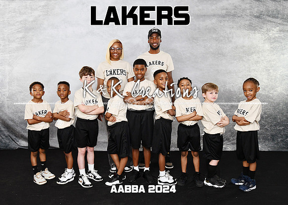 5X7 LAKERS TEAM