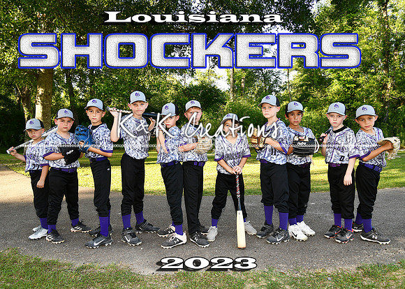5X7 SHOCKERS BOYS 7U TEAM