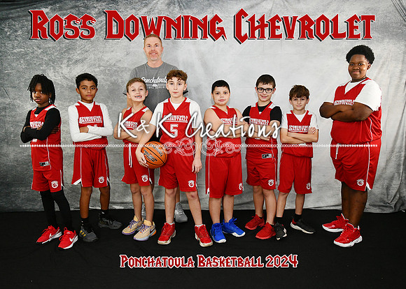 5X7 ROSS DOWNING CHEVROLET TEAM