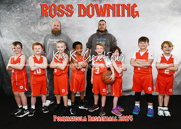 5X7 ROSS DOWNING TEAM