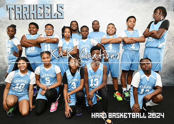 5x7 tarheels team