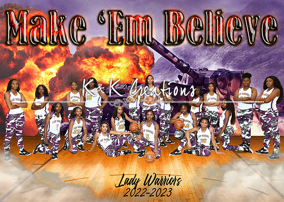 5x7 lady warriors team 2