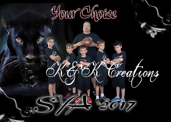 5x7 sponsor picture PANTHERS YOUR CHOICE
