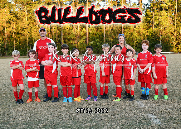 5X7 BULLDOGS- HASTINGS