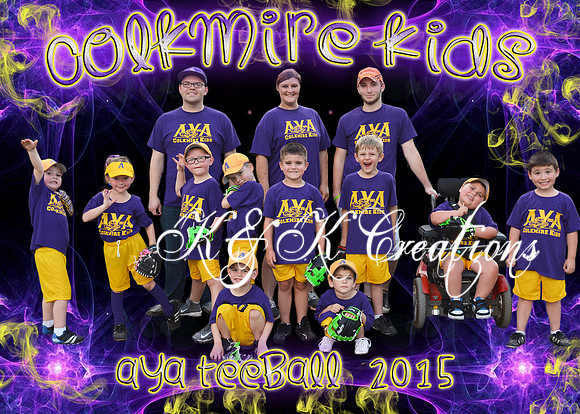 Colkmire Kids TBALL Team 5x7