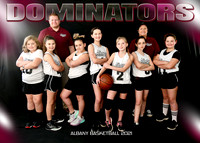 5X7 GIRLS 9-10 #4 DOMINATORS JUSTIN CALMES TEAM