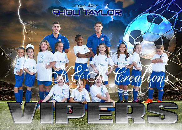5x7 9-10U taylor vipers stysa team