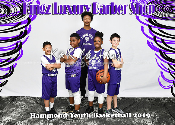 5x7 9-10 Kingz Luxury Barber Shop TEAM