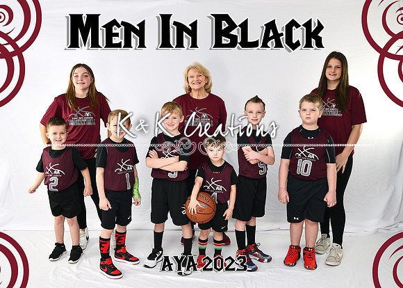 5X7 MEN IN BLACK B4-6 SUE TEAM