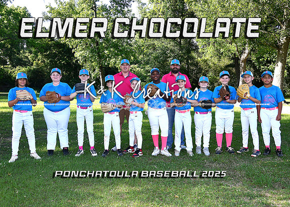 5X7 ELMER CHOCOLATE 11-12B TEAM